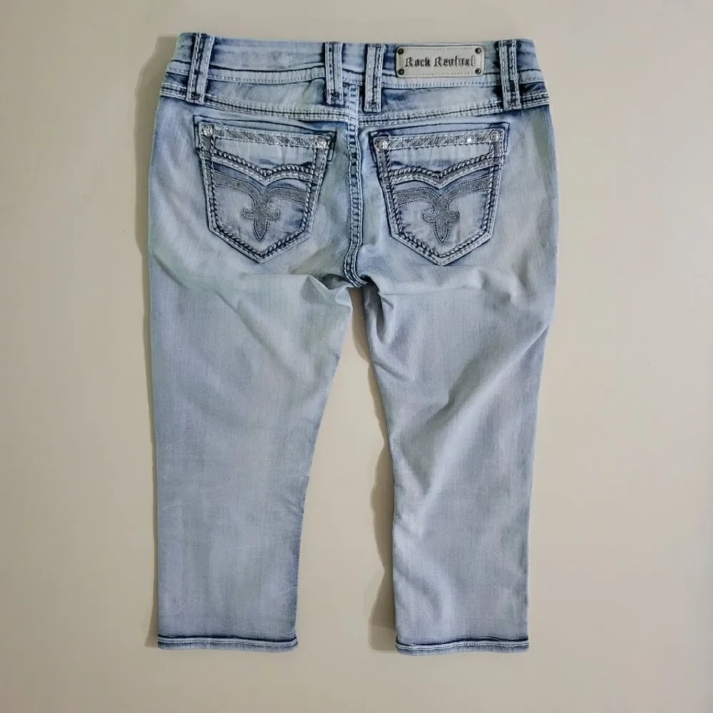 Rock Revival Nadja Easy Crop Denim Jeans